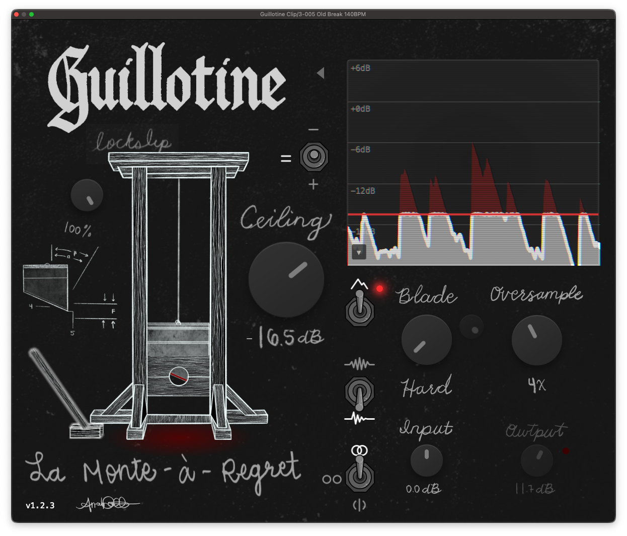Guillotine plugin UI